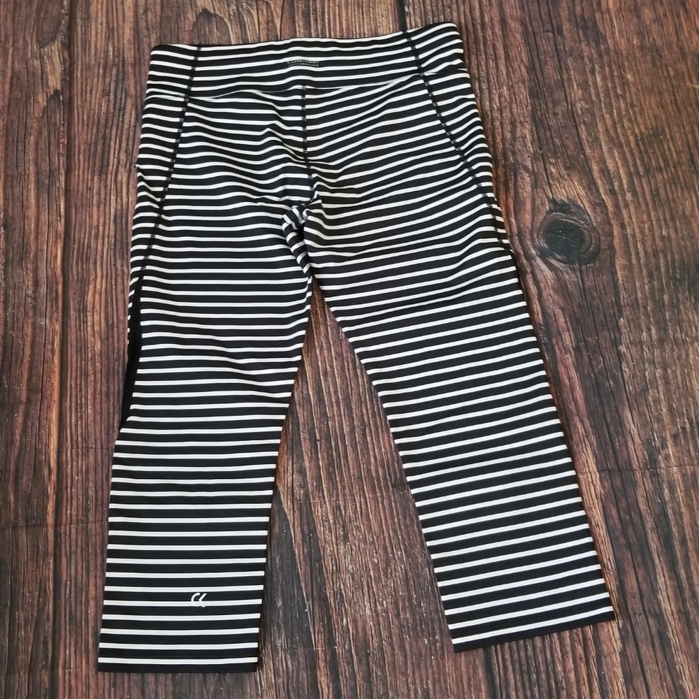 Calvin Klein Performance Striped Leggings - Picture 4 of 16
